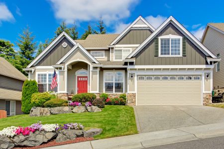 Pressure washing curb appeal